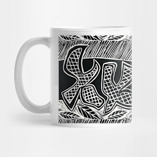 The beauty of black and white Mug